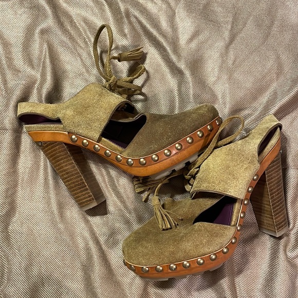 Coach Shoes - Coach suede heels size 6.5